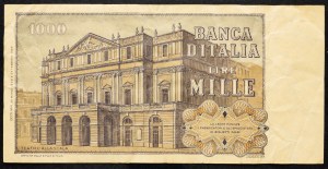 Itálie, 1000 lir 1975