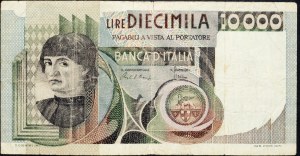 Włochy, 10000 lirów 1976