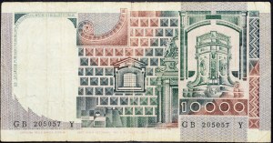 Itálie, 10000 lir 1976