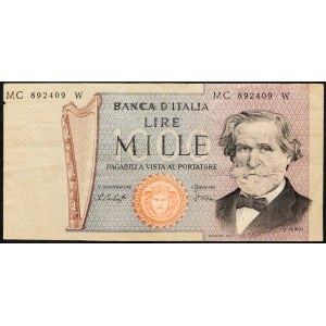 Italy, 1000 Lire 1977