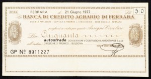 Itálie, 50 lir 1977