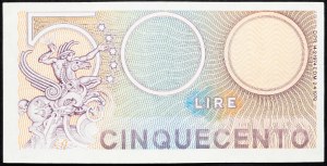Itálie, 500 lir 1979