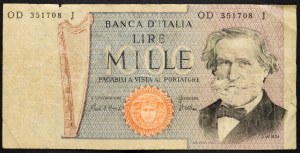 Italie, 1000 Lire 1980