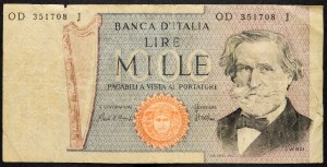Taliansko, 1000 lír 1980