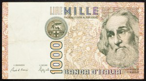 Itálie, 1000 lir 1982