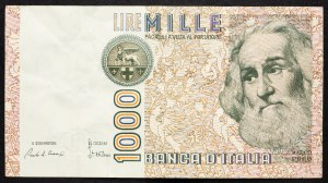 Itálie, 1000 lir 1982