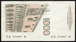 Włochy, 1000 lirów 1982