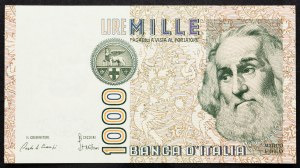 Itálie, 1000 lir 1982