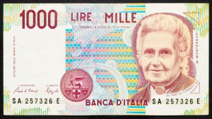 Taliansko, 1000 lír 1990
