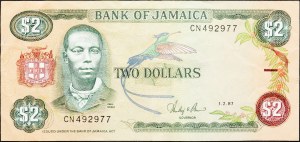 Jamaika, 2 Dollars 1987