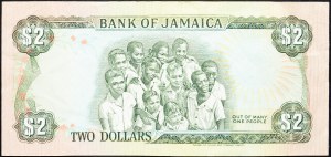 Jamajka, 2 doláre 1987