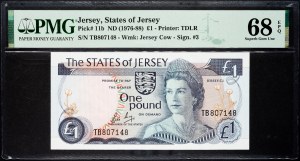 Jersey, 1 sterlina 1976-1988