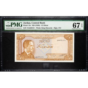 Jordanien, 1/2 Dinar 1959