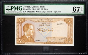 Jordanien, 1/2 Dinar 1959