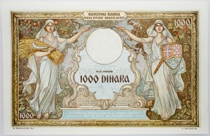 Jugoslawien, 1000 Dinara 1931