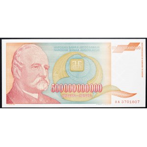 Jugoslavia, 500000000000 Dinara 1993