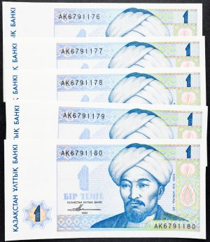 Kazachstán, 1 tenge 1993