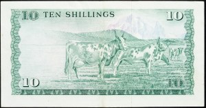 Kenia, 10 szylingów, 1976 r.