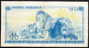 Keňa, 20 šilingov 1977