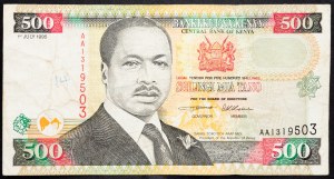 Kenya, 500 Shillings 1995
