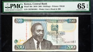 Kenya, 200 Shillings 2010
