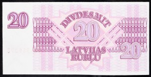 Latvia, 20 Rubl 1992