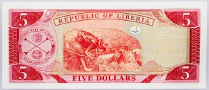 Liberia, 5 Dollars 1999