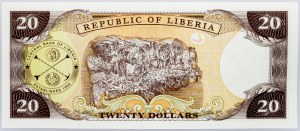 Libéria, 20 dollars 1999