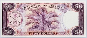 Liberia, 50 dolarów 1999