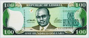 Liberia, 100 dolarów 1999