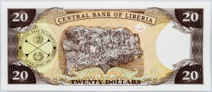 Liberia, 20 Dollars 2003