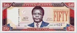 Liberia, 50 dollari 2009