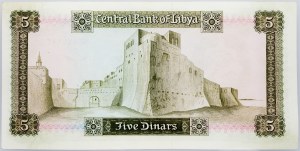 Libia, 5 dinari 1972