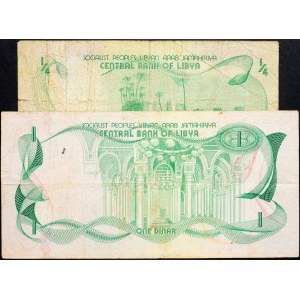 Libya, 1/4, 1 Dinar 1981