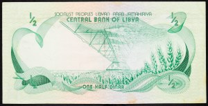 Libye, 1/2 dináru 1981