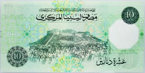 Libyen, 10 Dinar 1989