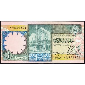 Libyen, 1/4 Dinar 1991