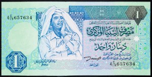 Líbya, 1 dinár 1993