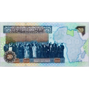 Libia, 20 dinarów 2002