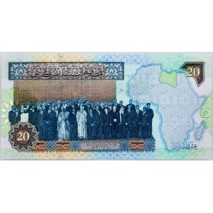Libya, 20 Dinars 2002