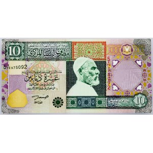 Libia, 10 dinarów 2002
