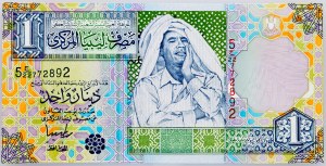 Libia, 1 dinaro 2002