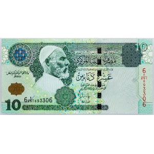 Libya, 10 Dinars 2004