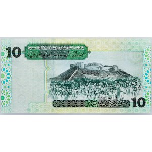Libya, 10 Dinars 2004