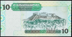 Libya, 10 Dinar 2004