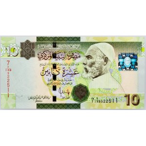 Libya, 10 Dinars 2009