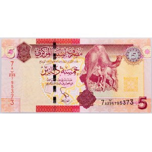 Libya, 5 Dinars 2012