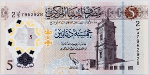 Libyen, 5 Dinar 2021