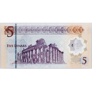 Libya, 5 Dinars 2021