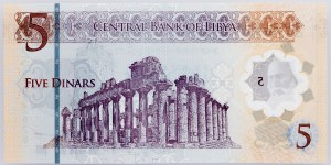 Libya, 5 Dinars 2021